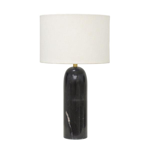 Black marble table lamp, model ODTL-102026-7